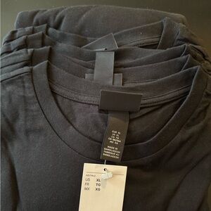 H&M Black Short Sleeve Men's Tee